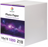 Фото Galaxy 10x15 (1000л) 210г/м2 Глянцевая фотобумага купить в MAK.trade