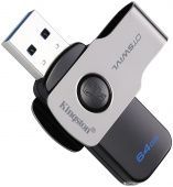 Фото флеш-драйв KINGSTON DT SWIVL 64GB USB3.0 купить в MAK.trade