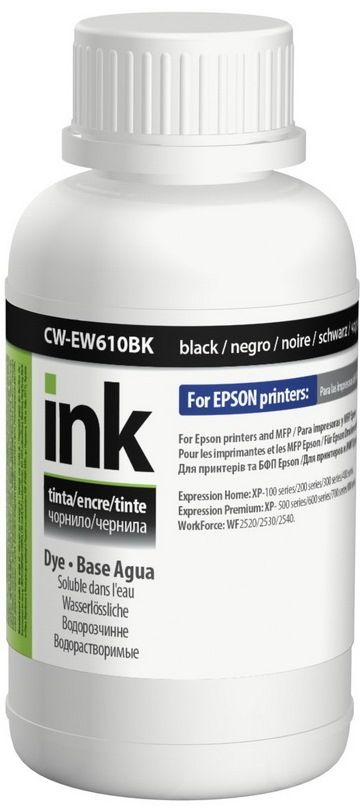 Чорнило ColorWay Epson XP100/XP215/XP225/XP320/XP420 (Black) 200ml CW-EW610BK | Купити в інтернет магазині