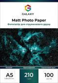 Фото Galaxy А5 (100л) 210г/м2 Матовая фотобумага купить в MAK.trade