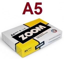 Бумага офисная Zoom А5, 80г/м2 (500л)