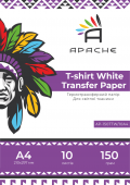 Фото Термотрансферная бумага APACHE A4 (10л) 150г/м2 на Cветлую ткань купить в MAK.trade