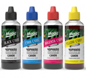 Фото Комплект чернил Magic Canon E404/MP230/MP250/MP280/IP2700 (B/C/M/Y) 4x100ml купить в MAK.trade