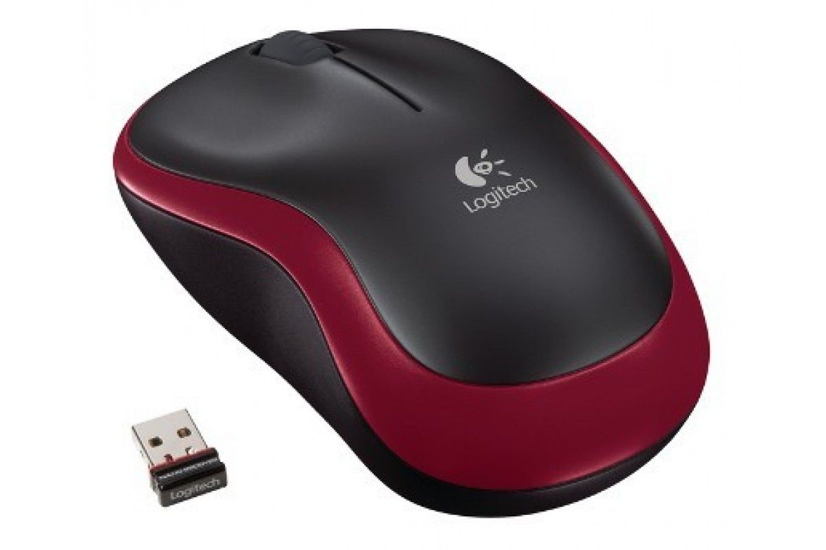 Миша Logitech M185 Wireless Red бездротова) | Купити в інтернет магазині