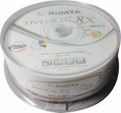 Фото DVD+R Ridata 8,5Gb 8x (Box 25) DualLayer Printable купить в MAK.trade