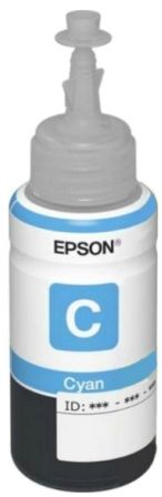 Оригінальне чорнило Epson L110/L210/L355/L555/L1300 (Cyan) 70ml (C13T66424AV (Вакуумна упаковка)) | Купити в інтернет магазині