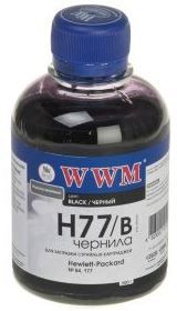 Чорнило WWM H77/B HP A440/C3183/C4183/C4283/C5283 (Black) 200ml