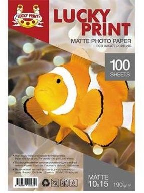 Lucky Print 10x15 (100л) 190г/м2 матовий фотопапір