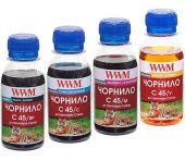 Фото Комплект чернил WWM C45 Canon MG2440/IP2840/E404/E514 (BP/C/M/Y) 4x100ml купить в MAK.trade