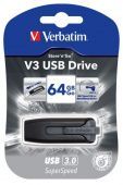 Фото Flash-память Verbatim SuperSpeed V3 64Gb USB 3.0 Grey купить в MAK.trade