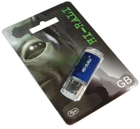 Flash-пам'ять Hi-Rali Rocket series Blue 8Gb USB 2.0 | Купити в інтернет магазині