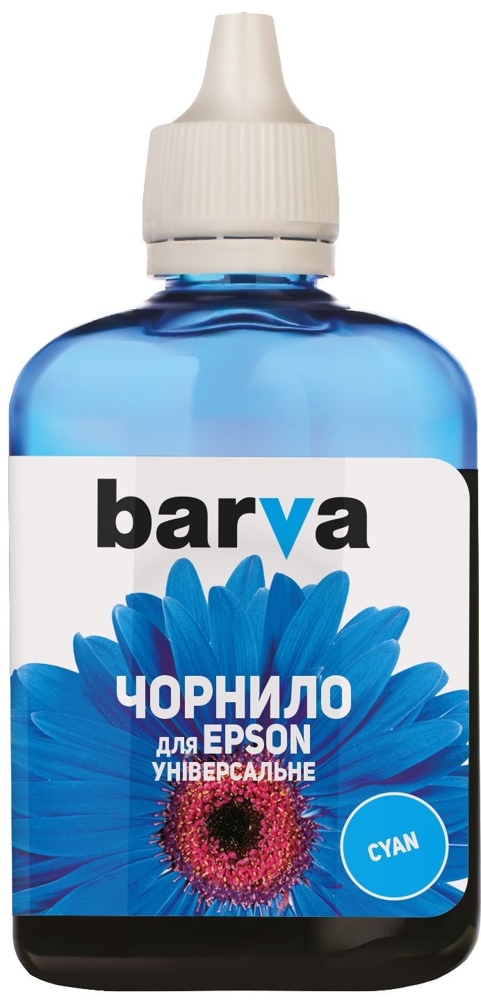 Чорнило Barva Epson Універсальні №1 (Cyan) 90ml | Купити в інтернет магазині
