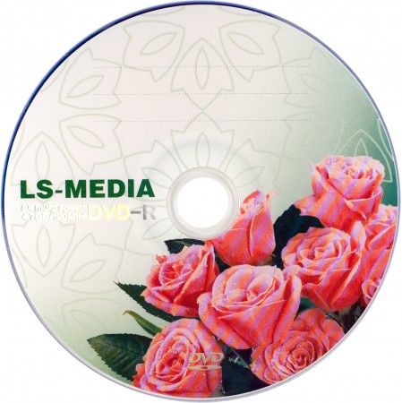 DVD-R LS-Media 4,7Gb (bulk 50) 16x троянди | Купити в інтернет магазині