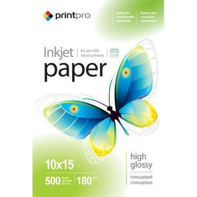 PrintPro 10x15 (500л) 180г/м2 глянсовий фотопапір