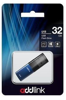 Flash-память AddLink U15 32Gb USB 2.0 Blue