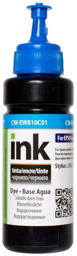 Чорнило ColorWay Epson L800/L810/L850/L1800 (Cyan) 100ml CW-EW810C | Купити в інтернет магазині