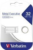Фото Flash-память Verbatim Metal Executive 32Gb USB 2.0 Silver купить в MAK.trade