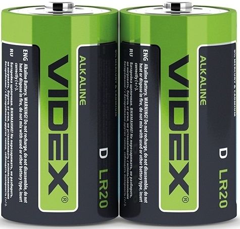 Батарейка Videx LR20 (2шт/уп) D | Купити в інтернет магазині