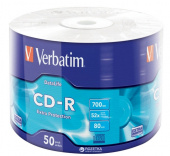 Фото CD-R Verbatim extra 700MB (bulk 50) 52x купить в MAK.trade