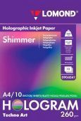 Фото Lomond Holographic А4 (10л) 260г/м2 фотобумага фактура Shimmer (Мерцание) купить в MAK.trade