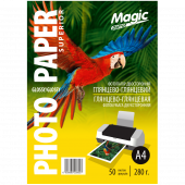 Фото Magic A4 (50л) 280г/м2 Двухсторонняя Глянец-глянец фотобумага купить в MAK.trade