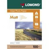 Фото Lomond A4 (100л) 100г/м2 двухсторонняя матово-матовая фотобумага купить в MAK.trade