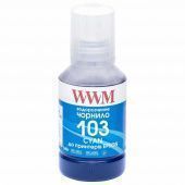 Фото Чернила WWM E103/C Epson  L1110/L3100/L3110/L3150/L5190 (Cyan) 140ml купить в MAK.trade