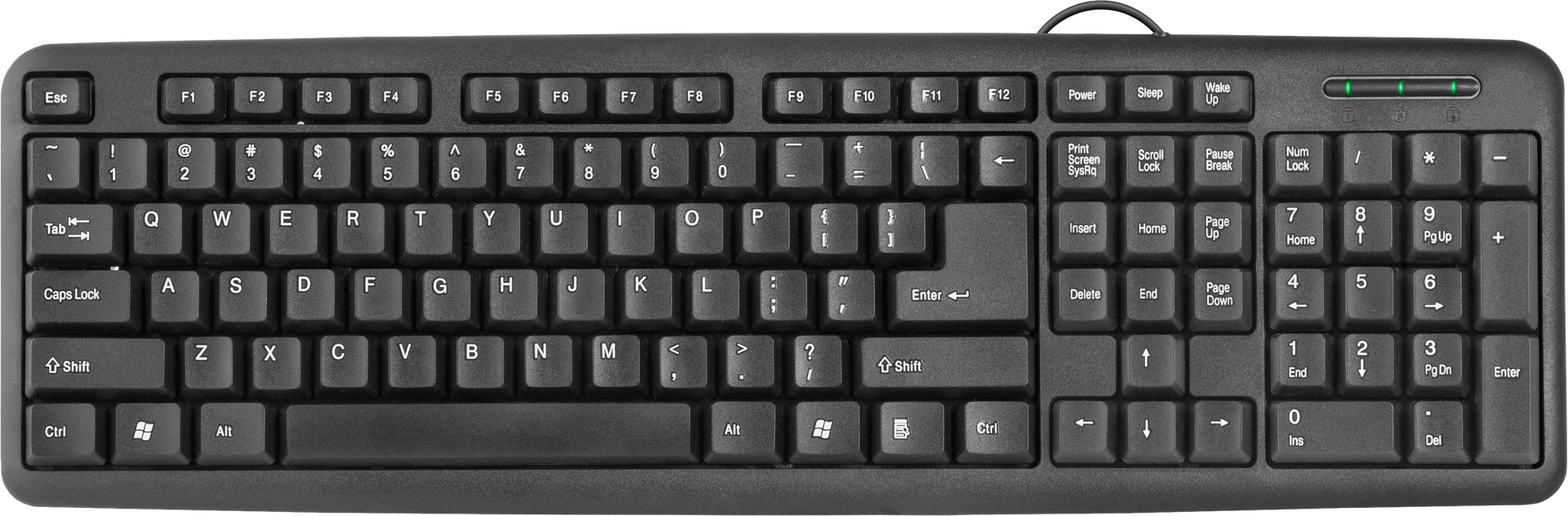 Клавіатура провідна Defender Element HB-420 USB Black | Купити в інтернет магазині