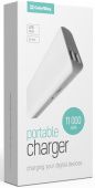 Фото УМБ ColorWay Power Bank 11000 mAh White (CW-PB110LIC2W) купить в MAK.trade