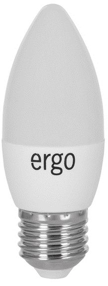 Світлодіодна LED лампа Ergo E27 5W 3000K, C37 (теплий)