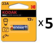 Фото Батарейка KODAK A23 (5шт/уп) 12 V alkaline купить в MAK.trade
