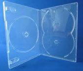 Фото DVD box/3 clear 14mm прозрачная (без трея) (10шт/уп) купить в MAK.trade