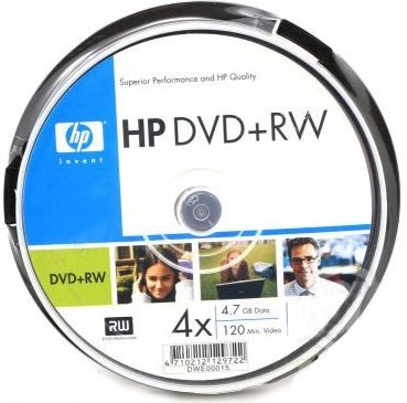 DVD+RW HP 4,7Gb (box 10) 4x | Купити в інтернет магазині