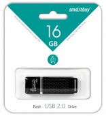 Фото Flash-память Smartbuy Quartz series Black 16Gb USB 2.0 купить в MAK.trade
