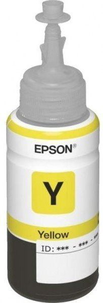 Оригінальне чорнило Epson L110/L210/L355/L555/L1300 (Yellow) 70ml (C13T66424AV) (Вакуумна упаковка) | Купити в інтернет магазині