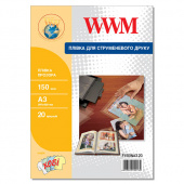 Фото Пленка Прозрачная WWM А3 (20л) 150мкм, Cтруйная печать купить в MAK.trade