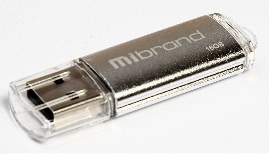 Флеш-пам'ять Mibrand Cougar 32Gb Silver USB2.0