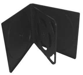 VCD box/4 black 10mm глянец (10шт/уп)