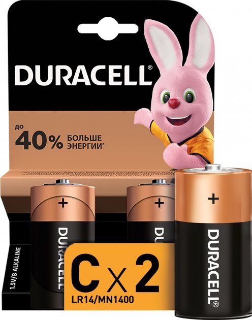 Батарейка Duracell LR14 MN1400 (2шт/уп) C | Купити в інтернет магазині
