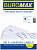 Етикетка самоклеюча Buromax 12 поділів 105*44мм А4 (100л) матова | Купити в інтернет магазині