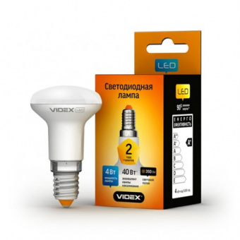 Светодиодная LED лампа Videx E14 4W 4100K, R39e (нейтральный)