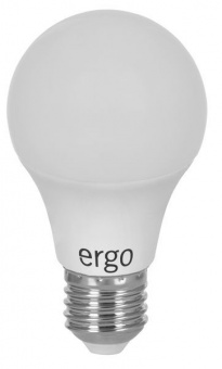 Светодиодная LED лампа Ergo E27 6W 3000K, A60 (теплый)
