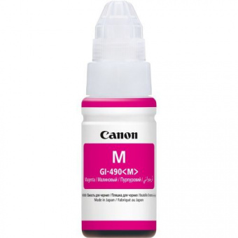 Оригинальные чернила Canon GI-490 Pixma G1400/G2400/G3400/ G4400 (Magenta) 70ml (0665C001)
