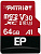 Карта пам'яті PATRIOT EP Series microSD 64GB card Class 10 V30 + adapter | Купити в інтернет магазині