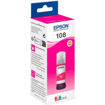Оригінальне чорнило Epson 108 EcoTank L8050/L18050 (Magenta) 70ml