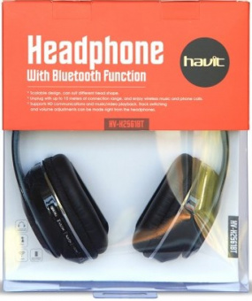 Навушники Bluetooth HAVIT HV-H2561BT black з мікрофоном