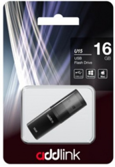Flash-пам'ять AddLink U15 16Gb USB 2.0 Grey
