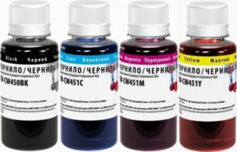 Комплект чорнила ColorWay PGI-450/CLI-451 Canon IP4840/ IP7240/ MG5140/ MG5540 (BK/C/M/Y) 4x100ml