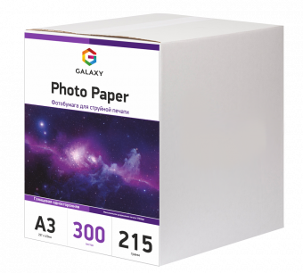 Galaxy A3 (300л) 215г/м2 глянсовий фотопапір