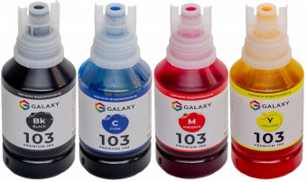Комплект чернил GALAXY 103 для Epson L-series (B/C/M/Y) 4x140ml